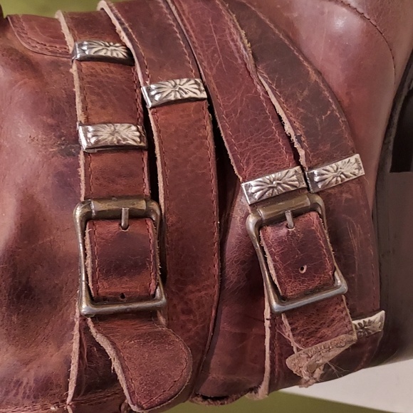 Freebird drove brown distressed boots size 7 - Picture 11 of 16